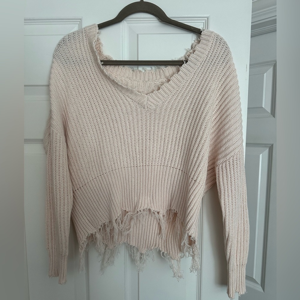 Blush Pink Sweater. Size Small. Worn once.